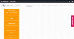 Desktop Screenshot of nlptrainingworld.com